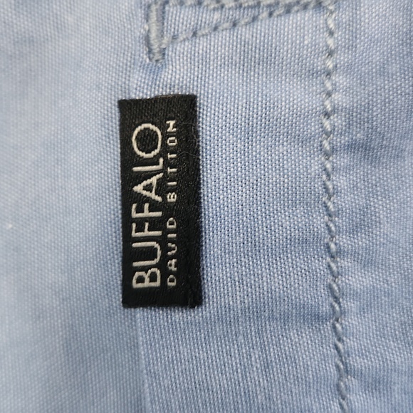 Buffalo David Bitton Short Sleeve Shirt (L) - Picture 3 of 4